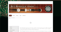 Desktop Screenshot of benbhraggiehouse.com